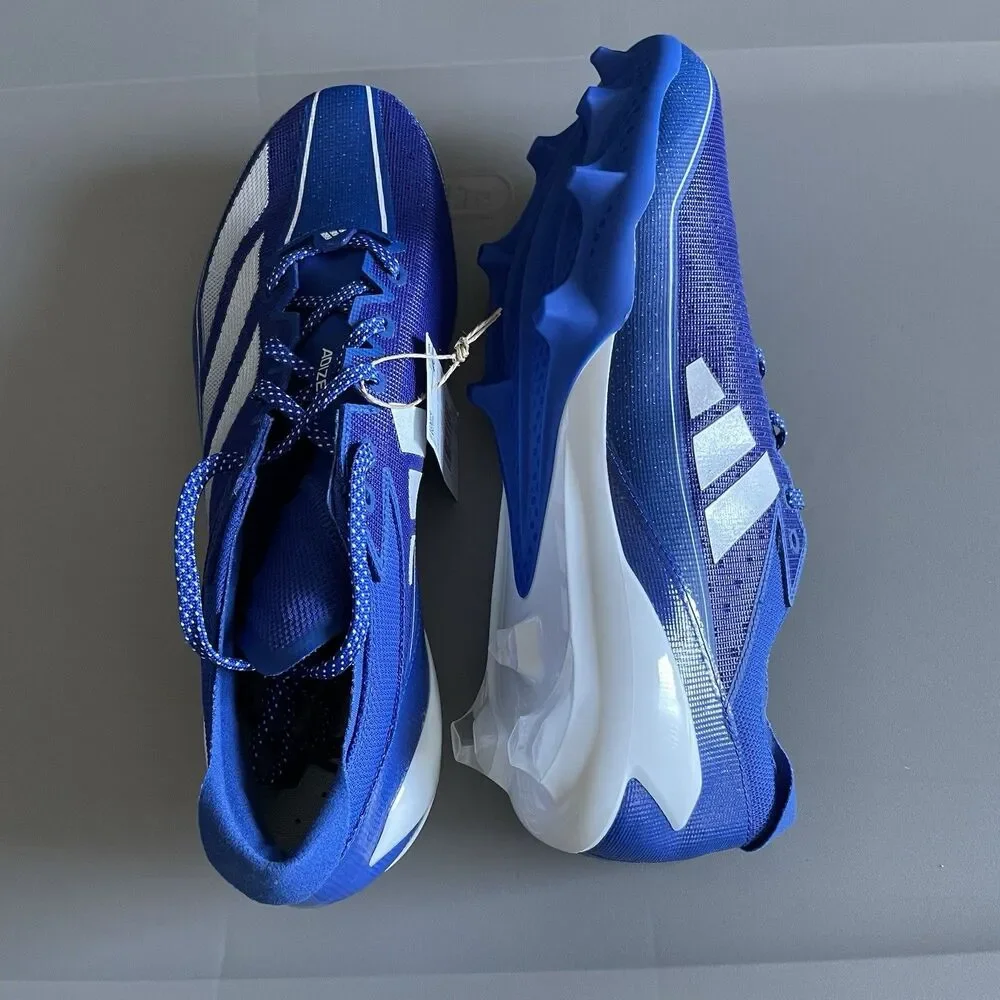 NWT Adidas ADIZERO ELECTRIC Football Cleats Royal Blue IH7449 Men’s Sz 12.5